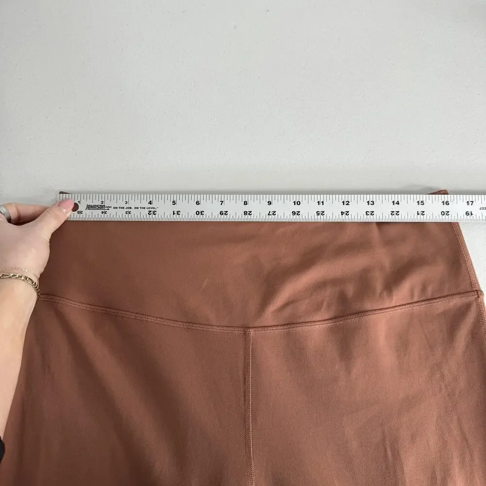 Lululemon‎ Groove Super-High-Rise Flared Pants Womens 14 Roasted Brown Nulu Yoga